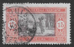 Senegal (1917) - Scott # 87,  Used