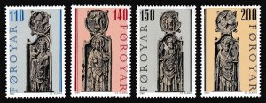 Faroe Is. Pews of Kirkjubour Church 4v 1st series 1980 MNH SC#55-58 SG#54-57