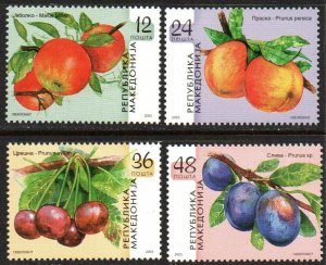 Macedonia Sc #342-345 MNH