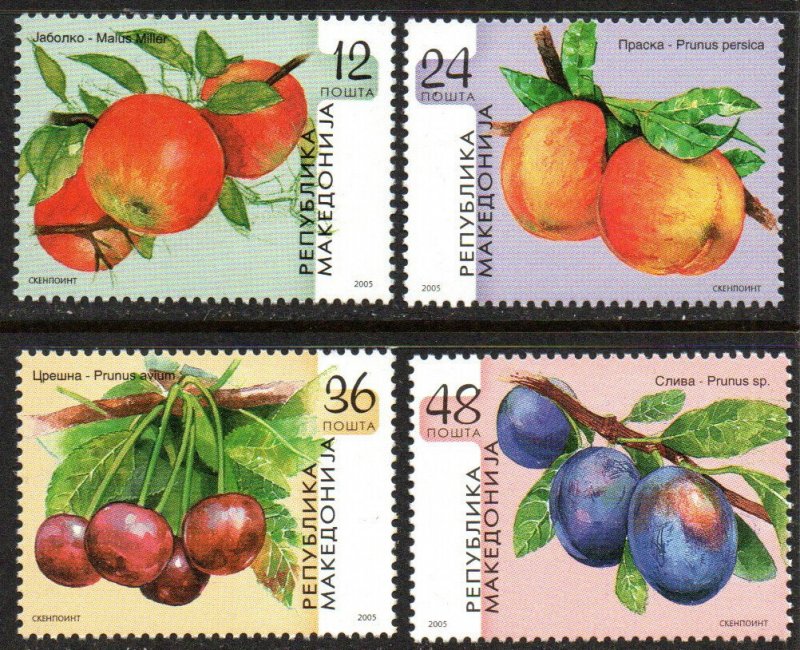 Macedonia Sc #342-345 MNH