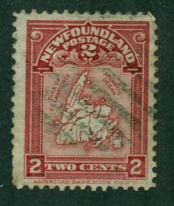 Newfoundland 1908 #86 U SCV (2024) = $3.50