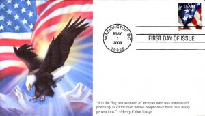 #4394 US Flag S & T FDC