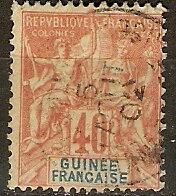 French Guinea 13 Y&T 10 Used Fine 1892 SCV $32.50