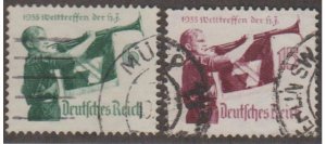 Germany Scott #463-464 Stamp - Used Set