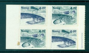 Norway - Sc# 1216a. 1999 Fish. MNH Booklet Pane. $5.00.