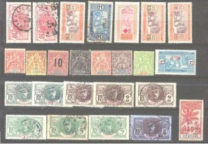 Senegal 25 used/mint values pre-1910