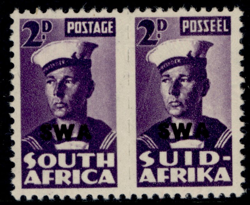 SOUTH WEST AFRICA GVI SG126, 2d violet, NH MINT.