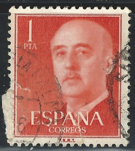 Spain #825 1p Gen Francisco Franco