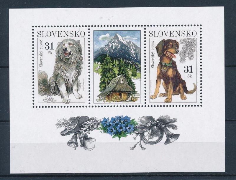 [28360] Slovakia 2007 Animals Dogs MNH Sheet