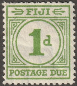 FIJI, stamp, Scott#J12,  used, hinged,  Postage due, #QF-J12