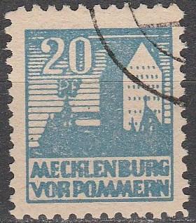 Germany Mecklenburg-Vorpommern #12N23  F-VF Used CV $9.75  (A15554)