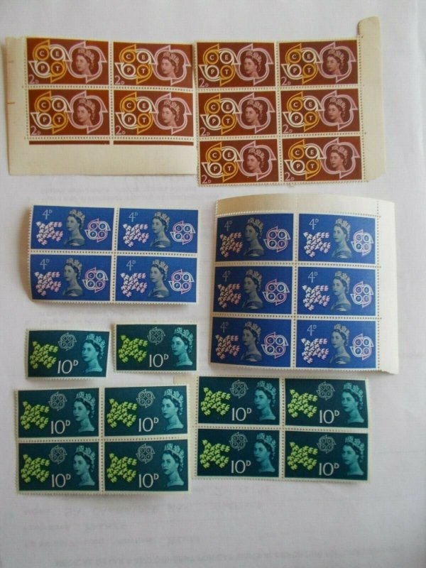 GB Wholesale Offer 1961 C.E.P.T. x 10 Sets Superb U/M and with Free p&p