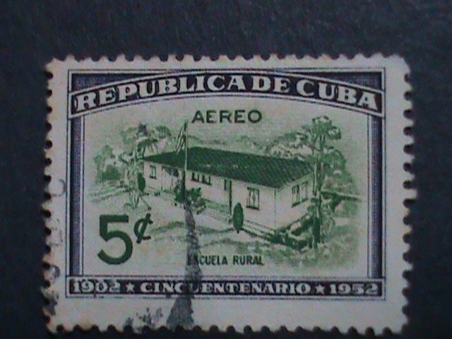 ​CUBA FOUR VERY OLD USED CUBA -STAMP-VF WE SHIP TO WORLD WIDE AND COMBINE