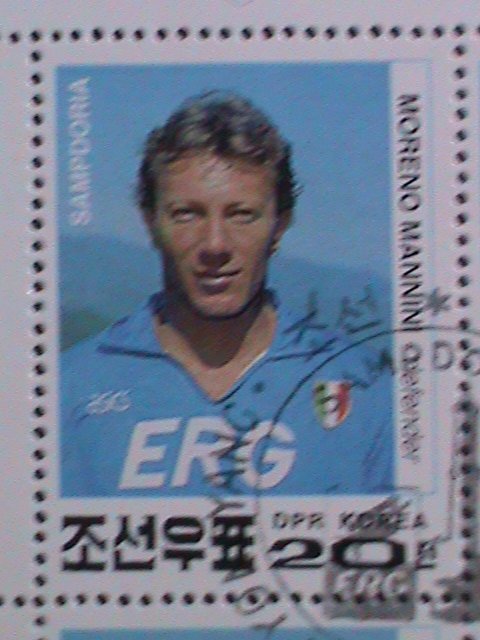 ​KOREA-1992-SC#3125 SAMPDORIA ITALIAN CHAMPIONSHIP 1991- CTO SHEET VERY FINE