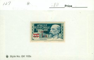 FRENCH CONGO 127 MH BIN $0.80