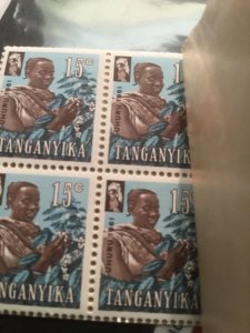 Tanganyika Stamps Scott #46-50 Mint Never Hinged 1961 4 Of Each In Booklet! 