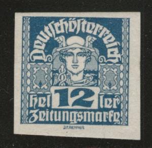 Austria Scott P36 MH* Newspaper stamp