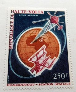 Burkina Faso #C29 Mint/OG/NH/VF, FR-1 Satellite over Ouagadougou Track Station 