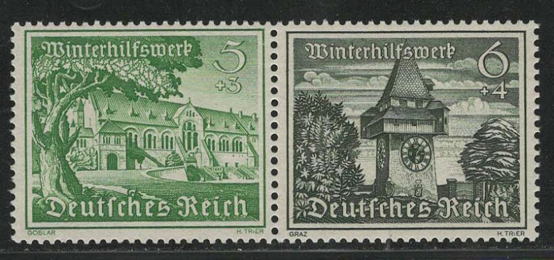 Germany Scott # B162, B163, mint nh, se-tenant, Mi# W138