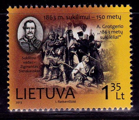 Lithuania 995 MNH - Uprising of 1863