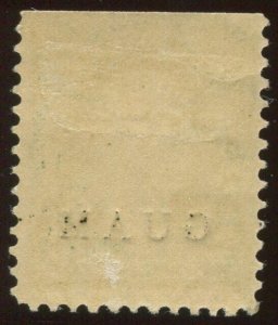 Guam 1S Inverted Type E Specimen Overprint Variety Error Stamp with PF Cert HZ13