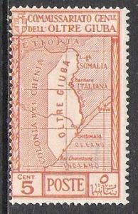 Oltre Giuba #29 Map MNH