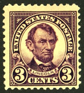 U.S. #555 MINT OG HR