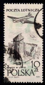 Poland Scott C47 used Air Post stamp