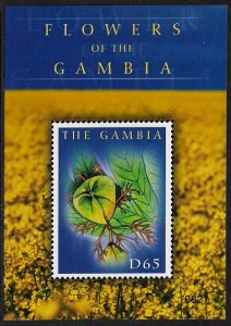 Gambia #3179 MNH S/Sheet - Flowers