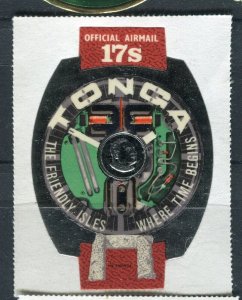 TONGA; 1971 early Electric Watch fine MINT value 17s.