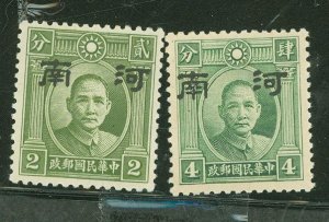 China/Japanese Occupation (1N-9N) #3N1/3N2 Mint (NH) Single
