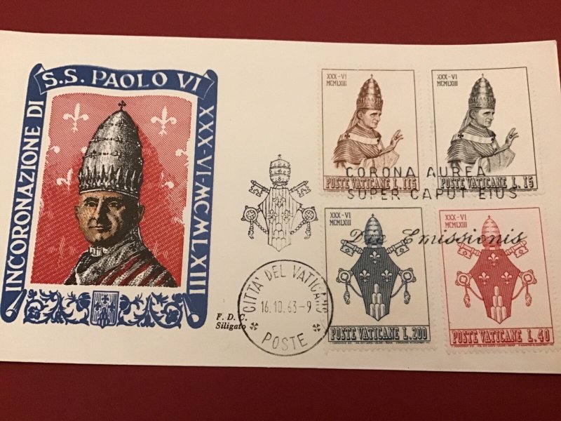 Vatican 1963 S.S Paolo VI  Postal Cover R42314