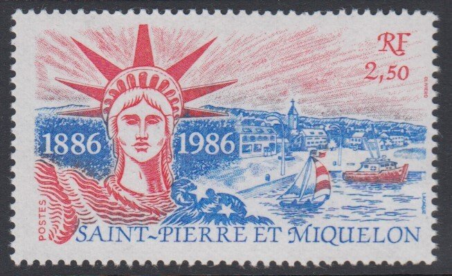 ST. PIERRE & MIQUELON, Scott 477, MNH