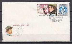 Cuba, Scott cat. 2806. Women`s Federation  issue. First day cover.