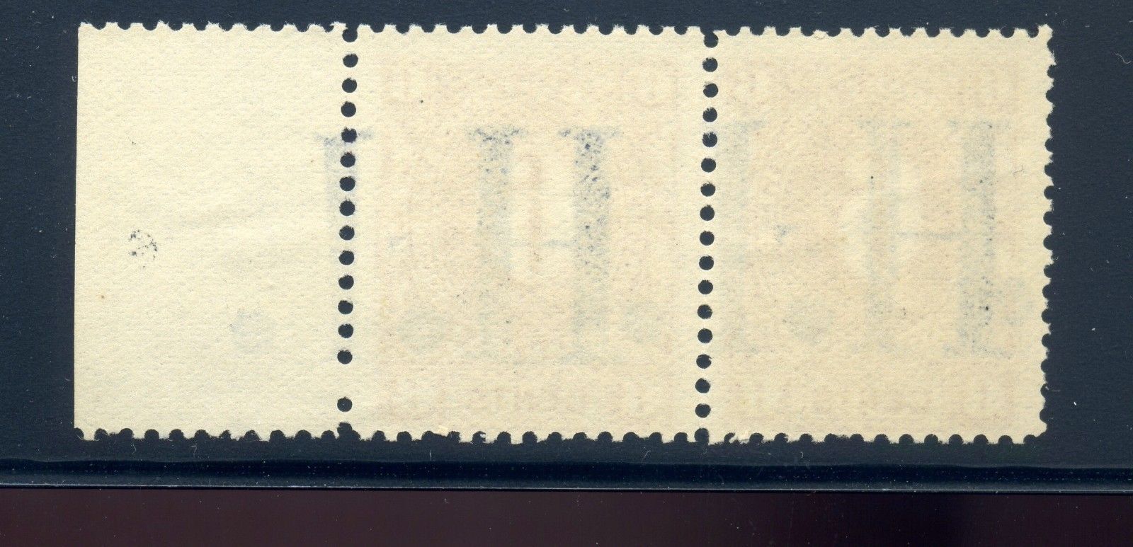 Hawaii Kahului Railroad Stamps Meyer Harris 152 Large HI Overprint Pair