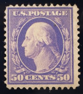 US Scott #341 Fine, OG, Small thin, HR Deep color