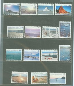 Australian Antarctic Territory #L60-L74  Single (Complete Set) (Animals) (Lan...