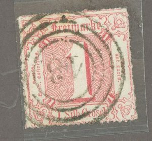 Thurn & Taxis #24 Used Single