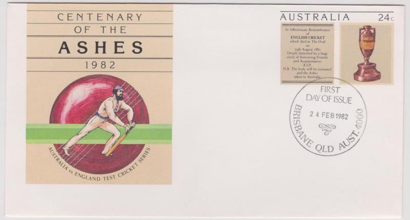 Australia 1982 PSE # 48 The Ashes FDI Cancel