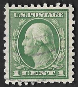 462 1 cent Washington, Green Stamp used EGRADED XF-SUPERB 95 XXF