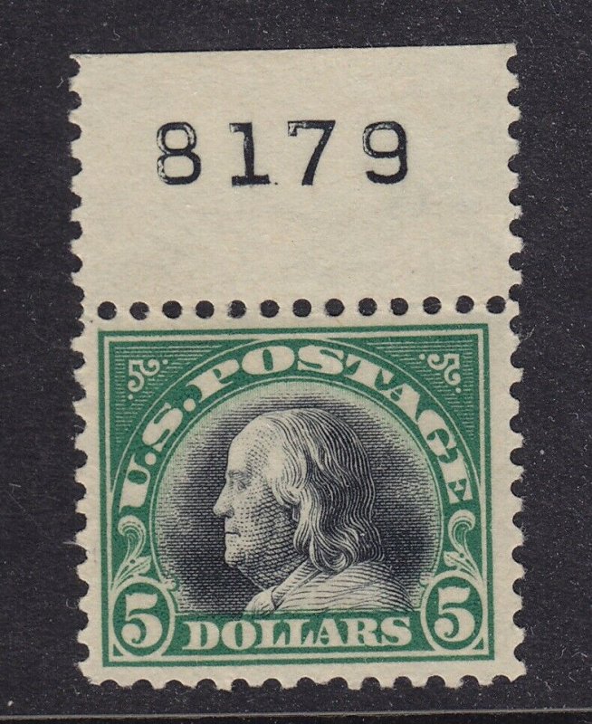 524 Plate # VF-XF original gum lightly hinged nice color cv $ 170 ! see pic !