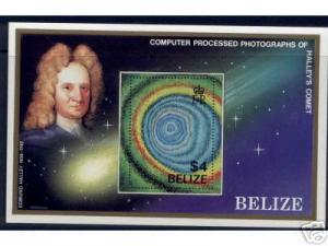 Belize 814 S/S MNH Space, Halley's Comet