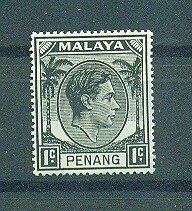 Malaya - Penang sc# 3 mnh cat value $1.50