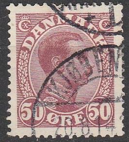 Denmark #120 F-VF Used CV $5.75  (V4381)