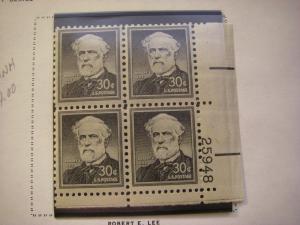 Scott 1030-1052 Liberty Series Plate Blocks, Complete, MNH