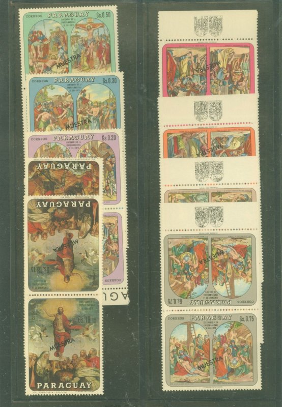 Paraguay #1244-52v Mint (NH) Single (Complete Set)
