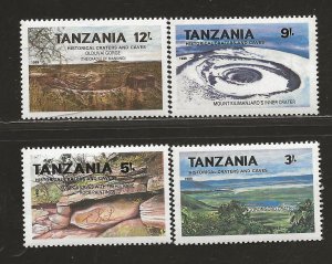 TANZANIA SC# 698A-98D FVF/MNH