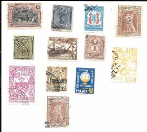 Peru Stamp Lot