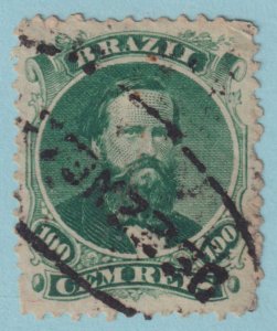 BRAZIL 58  USED - INTERESTING CANCEL - NO FAULTS VERY FINE! - LBD