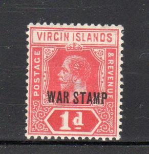 VIRGIN ISLANDS #MR1  1916  1c  WAR TAX      MINT VF NH O.G  b